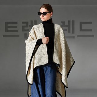 아마존 우품 크로스보더 대외무역 구미 춘추 겨울 신형 양모 금사 소향풍 숄 도매
