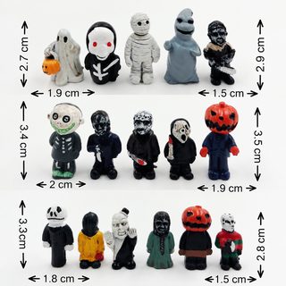 16가지 할로윈 공포 영화 시리즈 피규어 제이슨 마이클 플레디 할로윈 피규