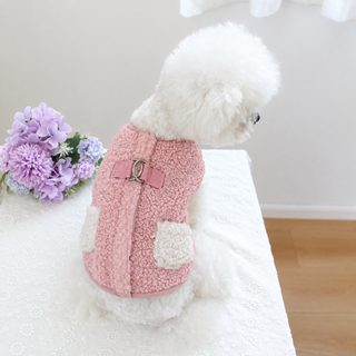 PETCIRCLE 펫 서클 펫 의류 강아지 고양이 의류 의류 의류 가을 겨울 신상품 포켓 조끼