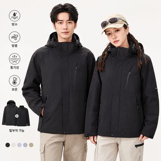 남녀공용 방수 방풍 후드 등산자켓 아웃도어 바람막이