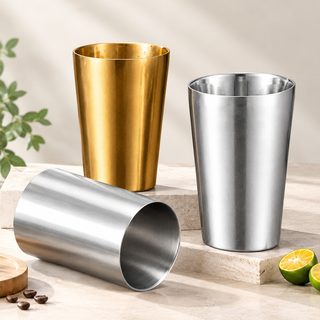 304 스테인리스 이중컵 업소용 식당 물컵 커피잔 맥주컵