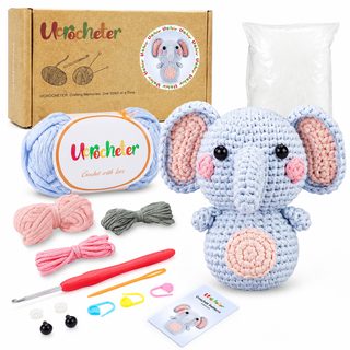 코바늘 인형 만들기 DIY 뜨개질 재료 키트
