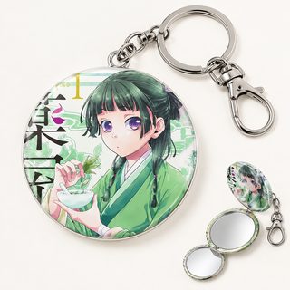 药师少女的呢喃系列二次元吧唧 马口铁徽章 镜子钥匙扣 配饰 挂件