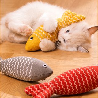 고양이 장난감 모조 생선 고양이 민트 물고기 고양이 방망이 오락 스스로