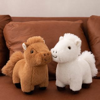 귀여운 동물 말 봉제인형 키링 12cm·23cm 말띠 선물 수면 인형