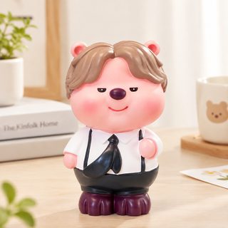 귀여운 비버 블라인드 박스 수지 피규어 랜덤 미니 장식 선물