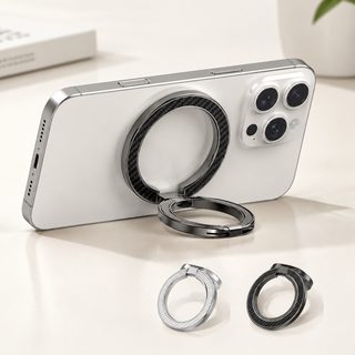 접이식 차량용 반지 Magsafe 양면 마그네틱 흡입 핸드폰 반지 단추 브래킷 데