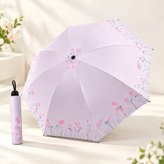 우산 여자 자외선 차단 자외선 차단 파라솔 수동 우산 꽃 접이식 우산 파라