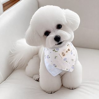 애완동물 테디 강아지 침수건 삼각건 중소형견 주머니 심플한 분장 여름 전용 공장 도매