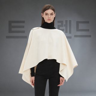 아마존 폭발적인 숄 2026 신형 크로스보더 대외무역 구미 춘추 겨울 단추 숄