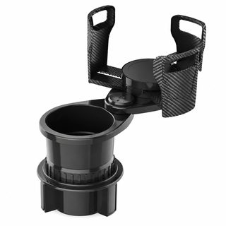 차량용 2in1 확장 컵홀더 360도 회전 텀블러 음료 거치대