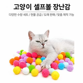 고양이 장난감 무소음 레인보우볼 실내 셀프놀이 아기고양이 이갈이 인터
