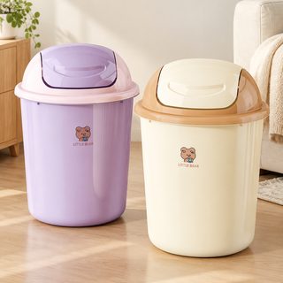 쓰레기통 가정용 벨트 덮개 대용량 거실 화장실 주방 휴지통 고용모치 만화