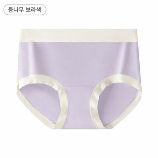 여성 순면 팬티 7A 항균 안감 미드라이즈 통기성 면 삼각팬티 사계절 속옷
