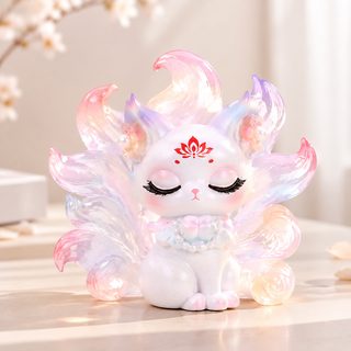 구미호 블라인드 박스 레진 피규어 랜덤 캐릭터 데스크 장식 소품 선물