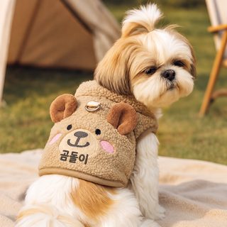 애완동물 옷 가을 겨울 신상 소형견 유견 쾌락 개 고양이 보온 편안하다 통