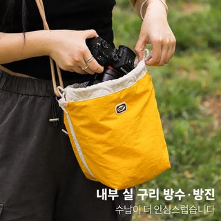 나일론 충격방지 숄더 카메라 가방 DSLR 조임끈 방수 수납 여행용 다기능 카