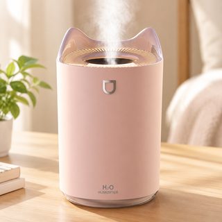 新款usb大容量2L加湿器 迷你家用静音桌面香薰小型空气加湿器批发
