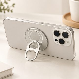 회전 핸드폰 콜라 캔 MagSafe 자기 흡입 금속 차량 탑재 반지 지지대 강한 자
