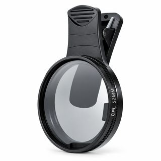 스마트폰 카메라 CPL 편광필터 52mm 클립형 유리 수면 반사광 감소
