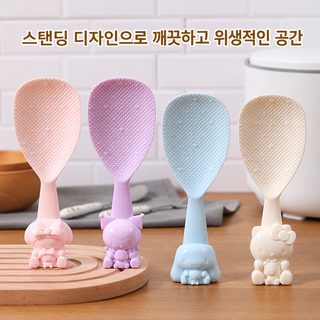 산리오 쿠로미 마이멜로디 시나모롤 헬로키티 내열 PP 밥주걱 전기밥솥용