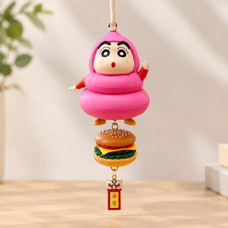 차량용 룸미러 걸이 귀여운 캐릭터 똥모양 인형 장식
