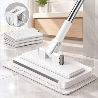 원터치 걸레 교체 클립형 밀대 욕실 바닥 벽면 청소
