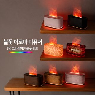 크로스보더 모의 화염 디퓨저 가정용 데스크톱 디퓨저 자동 분사기 칠색 분
