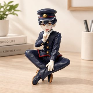 지박소년 하나코군 앉은 자세 피규어 컵라면 뚜껑 누르개 데스크톱 장식 모
