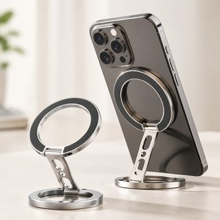 데스크톱 반지 고리 단추 접기 크로스보더 아마존 신제품 magsafe 양면 마그네틱 흡입 브래킷 핸드폰 지지대