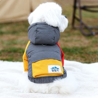 PETCIRCLE 반려견 반려묘 가을겨울 기모 도톰한 멍멍 탐험가 패딩 조끼