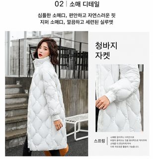 면복 여성 중장형 2026 겨울 외투 신상 큰 사이즈 한국판 느슨한 마름모꼴 격자 두꺼운 면옷 빵복