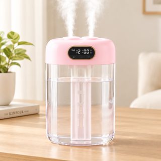 가정용 대용량 초음파 가습기 듀얼 분사 USB 무드등