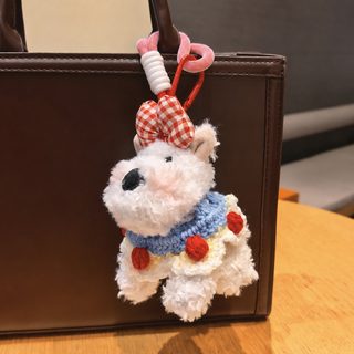 서고지 조잡한 강아지 털털 피규어 가방 걸이 열쇠고리 귀여운 만화 인형