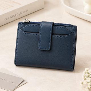 심플한 초섬유 멀티카드 짧은 지갑 wallet 크로스보더 신형 한국계 ins풍 고급