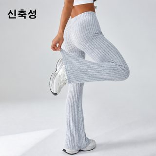 구미 마이크로 요가 바지 여고허리 엉덩이 나사 운동 긴 바지 복숭아 엉덩