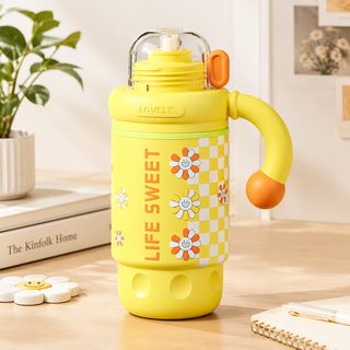 316 스테인리스 진공 보온 빨대 손잡이 텀블러 500ml 750ml