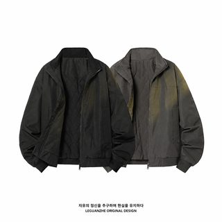 남성 오버핏 항공 점퍼 겨울 패딩 블루종 재킷 숏기장 캐주얼 아우터