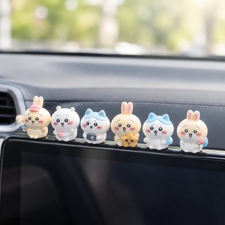 차량용 대시보드 모니터 장식 귀여운 캐릭터 피규어 세트
