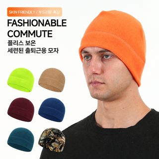 겨울 방한 라이딩 캡 러닝 오토바이 헬멧 이너모자 플리스 보온 모자