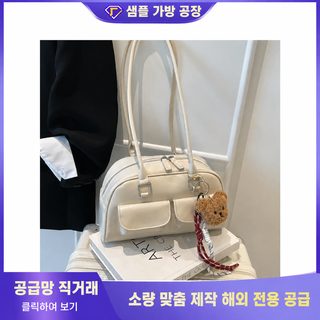 한국판 트렌드 소중 디자인 휴대용 볼링 가방 2025 봄 여름 신상 숄더 겨드랑