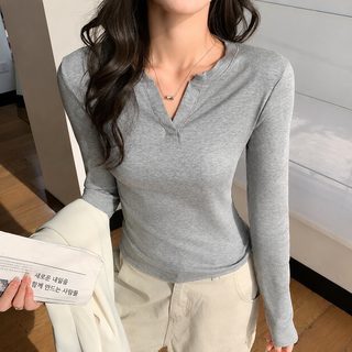 K2301V 넥 레깅스 여성 올가을 겨울 나사 슬림핏 날씬해 보이는 티셔츠 이너
