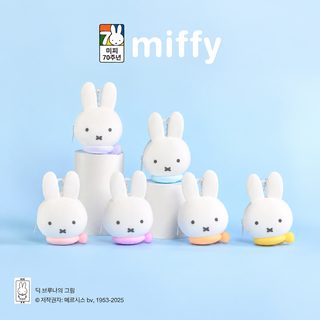 정품 초콜릿 곰 Miffy 미피 토끼 실리콘 이어폰 액세서리 수납 가방 시리즈