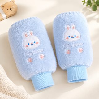 아동 겨울용 도톰 플리스 팔토시 오염방지 유아 어린이 2~6세 캐릭터 보온