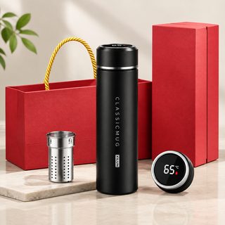 316 스테인리스 온도표시 보온병 500ml