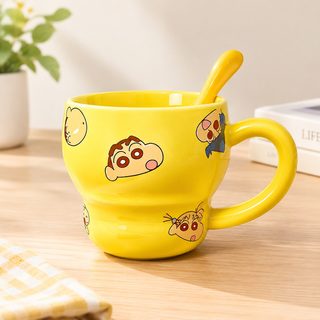 카툰 세라믹 머그컵 340ml 전자레인지 사용 가능