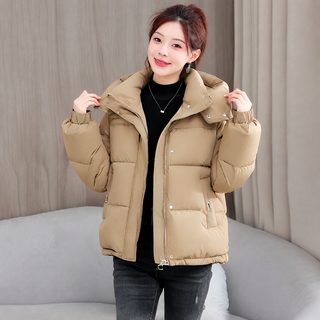 2026년 신상 패딩 면복 여자 겨울 짧은 두꺼운 패션 면옷 한국판 느슨한 디자인감 면저고리 외투