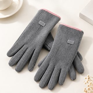 RAYA 여성 남성 터치스크린 방한 보온장갑 겨울 기모 야외 라이딩 손가락 분