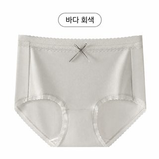 여성 코튼 팬티 95% 면 10A 항균 통기성 미드라이즈 삼각팬티 사계절 속옷