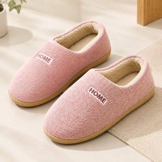 남녀공용 겨울 털안감 뒤꿈치 덮는 미끄럼방지 실내화